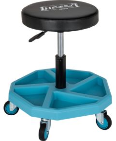 Hazet work seat 195N-4 blue/black, load capacity up to 150kg, height adjustable Jaunumi -Dārzam