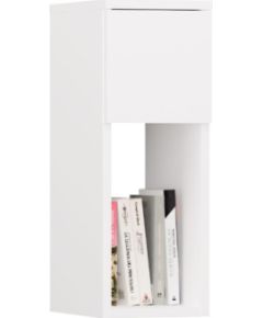 Top E Shop GALAX 20/1S WHITE BEDSIDE TABLE Naktsskapīši