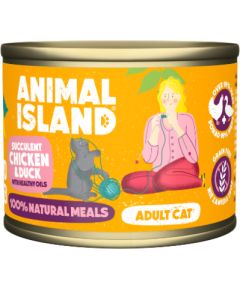 ANIMAL ISLAND Turkey with quail - wet cat food - 200 g Kaķu konservi