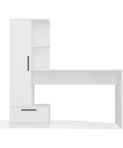 Top E Shop Cosmo Desk + Bookcase Set, White Jaunumi -Dārzam