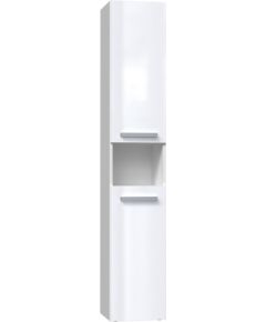 Top E Shop Bathroom cabinet NEL I 31x30x174 cm, white, glossy Jaunumi -Dārzam