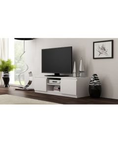 Top E Shop Topeshop RTV120 BIEL TV stand/entertainment centre 2 shelves Jaunumi -Dārzam