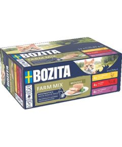 BOZITA Mousse Mix ocean - wet cat food - 12x85g Консервы кошек