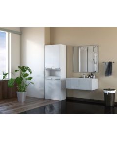 Top E Shop Topeshop NEL 2K DK BPOŁ bathroom storage cabinet White Jaunumi -Dārzam