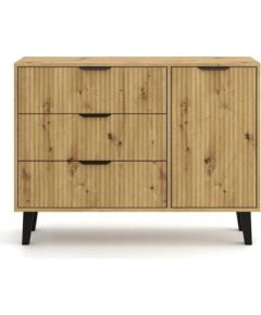 Top E Shop SCANDI 1D3S SLIM OAK ARTISAN CHEST OF DRAWERS Новинки Для дома и сада 