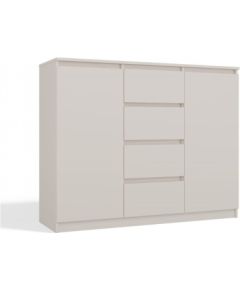 Top E Shop CHEST OF DRAWERS WITH 2 DOORS AND 4 DRAWERS, CASHMERE COLOUR Новинки Для дома и сада 