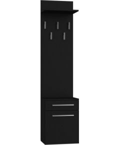 Top E Shop Topeshop DUO WIESZAK CZERŃ clothing hanger Black Jaunumi -Dārzam