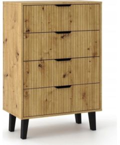 Top E Shop SCANDI 4S SLIM OAK ARTISAN CHEST OF DRAWERS Новинки Для дома и сада 