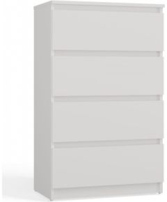 Top E Shop M4/60 MALWA CHEST OF DRAWERS 4 DRAWERS WHITE Jaunumi -Dārzam