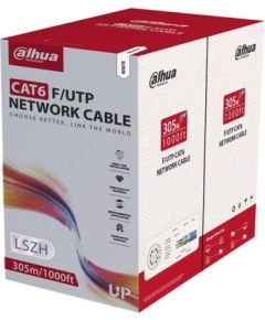 CABLE CAT6 UTP 305M WHITE/PFM923I-6FN-CD-WHITE DAHUA Сетевые кабели