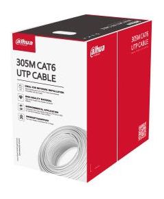 CABLE CAT6 UTP 305M WHITE/PFM923I-6UN-C DAHUA Сетевые кабели