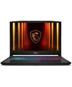 Notebook MSI Katana 15 HX B14WEK CPU Intel® CoreT i7 i7-14650HX 15.6 " 1920 x 1080 pixels RAM 16 GB DDR5-SDRAM SSD 1000 GB Discrete graphics NVIDIA GeForce RTX 5050 8 GB On-board graphics Yes Numeric keypad Yes OS installed Windows 11 Home Colour Black We Portatīvie datori