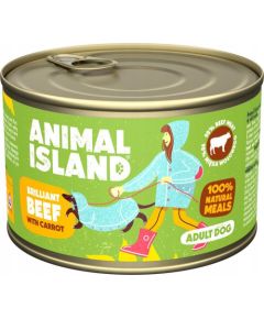 Animal Island Animal Island Wołowina z Marchewką karma pies 410g Suņu barība