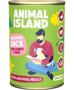 Animal Island Animal Island Kaczka z Prosem i Marchwią pies 400g Suņu barība