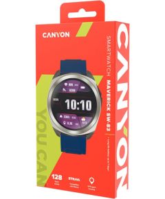 Canyon   CANYON smart watch Maveric SW-83 GPS Silver Blue Smart-Watch Умные часы