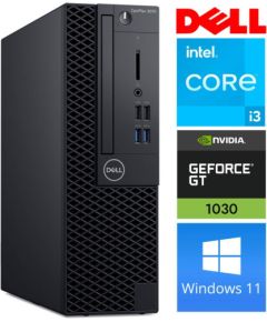 DELL 3070 SFF i3-9100 32GB 1TB SSD M.2 NVME GT1030 2GB WIN11Pro Atjaunoti personālie datori