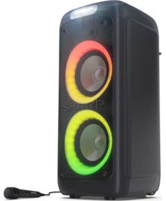 Sharp PS-949 Party Speaker with Built-in Battery Sharp Party Speaker PS-949 XParty Street Beat 132 W Waterproof Bluetooth Black Portable Wireless connection Беспроводные колонки