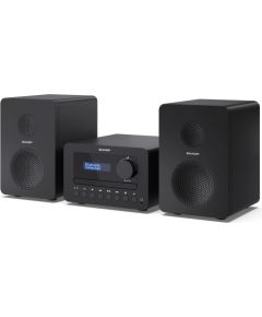 Sharp XL-B520D(BK) Tokyo Hi-Fi Micro System 2.0, FM/DAB/DAB+/USB, CD, Bluetooth 5.0, Aux-in, Black Sharp Tokyo Hi-Fi Micro System 2.0 XL-B520D(BK) Yes Bluetooth Black Беспроводные колонки