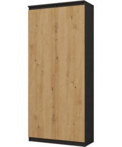 Top E Shop RS-80 HEMN OFFICE SHELVING UNIT, ANTHRACITE/ARTISAN OAK Jaunumi -Dārzam