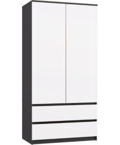 Top E Shop MALWA SS-90 wardrobe, anthracite/white Шкафы
