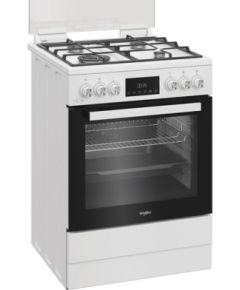 Whirlpool W6G8LMSWW gāzes plīts 60cm Balta Jaunumi Sadz. tehnika