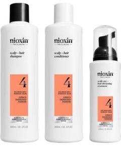 Nioxin System 4 Scalp & Hair Care Set - Sada pro jemné barvené výrazně řídnoucí vlasy Духи и косметика