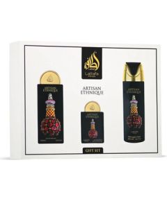 Lattafa Artisan Ethnique Dárková sada EDP 100 ml, deospray 200 ml a EDP 20 ml 100ml Dāvanu komplekti