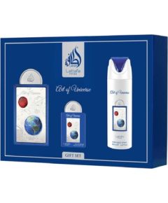 Lattafa Art Of Universe Dárková sada EDP 100 ml, deospray 200 ml a EDP 20 ml 100ml Парфюмерные наборы