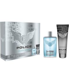 Police Silver Allure Dárková sada EDT 100 ml a sprchový gel 100 ml 100ml Dāvanu komplekti