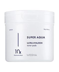 Missha Super Aqua Ultra Hyalron Toner Pads ( 90 ks ) - Hydratační tampónky 180ml Ķermeņa kosmētika