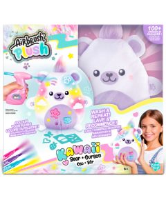 AIRBRUSH PLUSH игровой набор мягкая игрушка с аэрографом Kawaii Bear, 25 см Мягкие игрушки