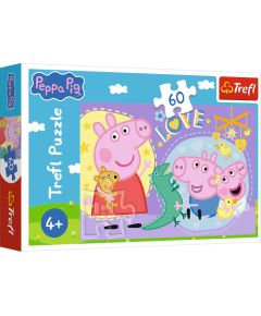 TREFL PEPPA PIG Puzle Peppa, 60 gab. Puzles