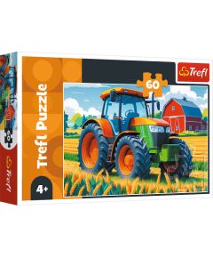 TREFL Puzle traktors, 60 gab. Puzles