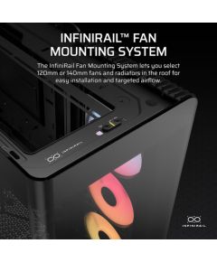 Corsair 4500X RS-R ARGB Tempered Glass Mid-Tower, Black Midi Tower Datoru korpusi