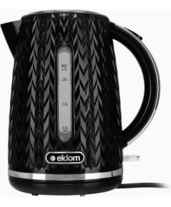 Eldom NELO kettle, capacity 1.7 l, power 2000 W, black Tējkannas (elektriskās)
