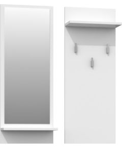 Top E Shop Topeshop RIVA WIESZAK BIEL clothing hanger White Priekšnama mēbeles