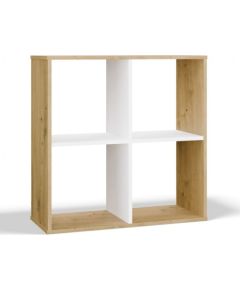 Top E Shop MALAX 2X2 ARTISAN/WHITE BOOKCASE Новинки Для дома и сада 