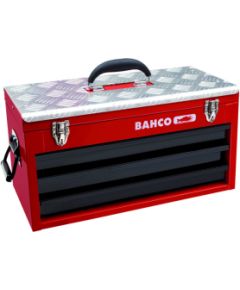 Bahco Metāla kaste ar 3 atvilknēm un nodalījumu augšā, 523x257x300mm, pastiprināts vāks Jaunumi -Dārzam