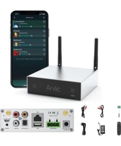 Arylic ARYLIC A50+ odtwarzacz sieciowy wzmacniacz 100W Pastiprinātāji un AV Resīveri