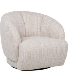 Atzveltnes krēsls FREESIA grozāms, auzu baltums Jaunumi -Dārzam