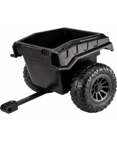 Lean Cars 5988-B Universal Trailer for Battery-Powered Vehicles Black Jaunumi, Bērnu preces