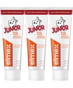 Elmex Junior Professional Trio - Zubní pasta 75ml Smaržas - NESAKĀRTOTS
