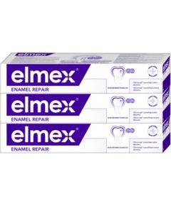 Elmex Enamel Repair Trio Toothpaste 75ml Zobu pastas un mutes dobuma skalojamie līdzekļi