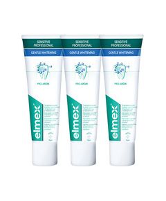 Elmex Sensitive Whitening Trio Toothpaste (sensitive teeth) 75ml Zobu pastas un mutes dobuma skalojamie līdzekļi