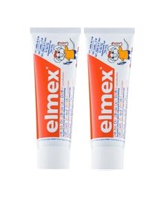 Elmex Kids Duopack Toothpaste 2 x 50 ml 50ml Zobu pastas un mutes dobuma skalojamie līdzekļi