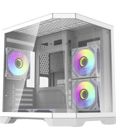 Darkflash Darflash FT350 computer case + 5 aRGB fans (white) Корпуса