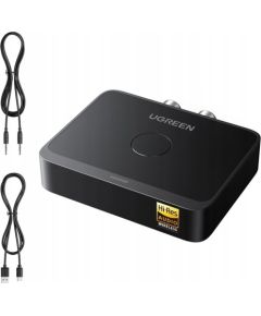 Ugreen Bezvadu Bluetooth 6.0 LDAC augstas izskirtspejas audio uztverejs ar 3 5 mm (AUX)  2xRCA izeja Усилители / A/V ресиверы