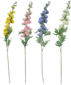 Artificial flower FLOWERLY H90cm "Alcea Double", mix Jaunumi, mēbeles, māja