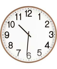Wall clock WOODY D50cm, dark brown Jaunumi, mēbeles, māja
