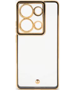 iLike Xiaomi  Poco M6 Pro TPU+PC With Camera Protective Transparent Black Neoriģinālie Maciņi